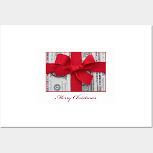 Merry Christmas Cash Gift Posters and Art